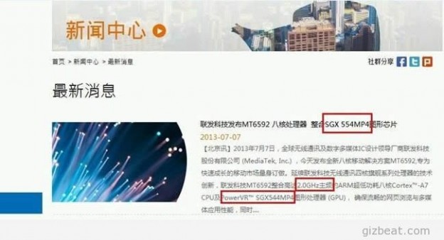 MediaTek MTK6592 8-Core (Octa-Core) Update!