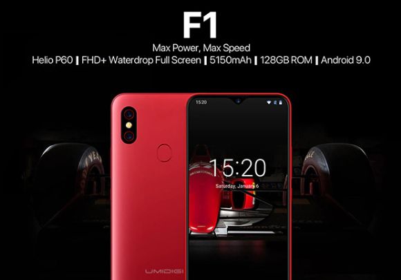 5150mAh UmiDigi F1 coming with Global LTE and powerful Helio P60