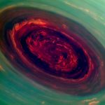Huge storm at Saturn's north pole
