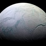 Icy moon Enceladus, which has hydrothermal vents