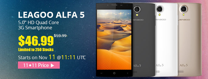 Ultra-budget Leagoo Alfa 5 preview