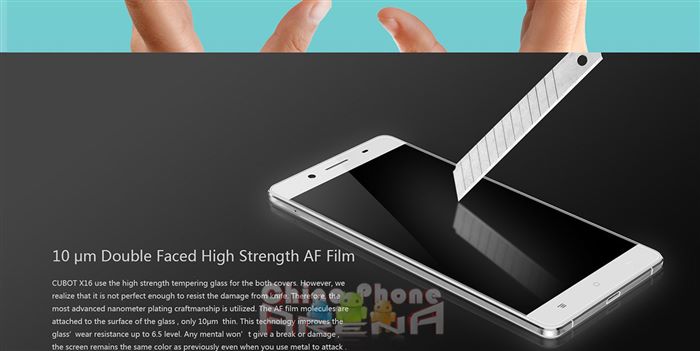 Cubot X16 review specifications super thin 2GB